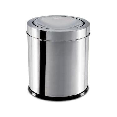 Imagem de Lixeira Brinox com Tampa Basculante 3032/201 em Inox - 3,2 L