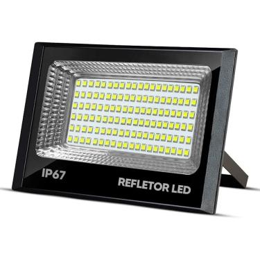 Imagem de Refletor Led Smd 200W Holofote Prova Dágua Luz Branco Dess E