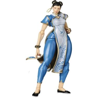 Imagem de Kaiyodo Boneco Revoltech Amazing Yamaguchi Street Fighter Chun-Li