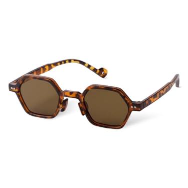 Imagem de Óculos de sol vintage com rebite, feminino, masculino, retrô, preto, lente azul, óculos de sol (3)