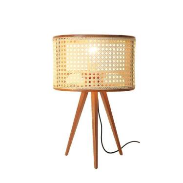 Imagem de Luminária de Mesa Zen - Natural com Off White - Abra Casa