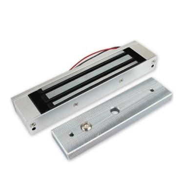 Imagem de Bloqueio eletromagnético de controle de acesso 180 kg fechadura magnética de porta única DC12V fechadura de porta de madeira de ferro DWBPGVUN