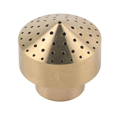 Imagem de Pissente Bico de Fonte de Bronze Bico de Pulverização de Água Cabeça de Irrigação de Fonte para Jardim Lago Parque Hotel Com Bonito Spray Parabólico Fácil de (1/6 15,5‑17,5 cm de circunferência da