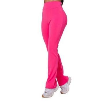 Imagem de Calça Flare Bailarina Neoprene Feminina Com Bolso Cintura/Alta-Feminino