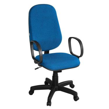 Imagem de Cadeira Presidente Giratória Braço Corsa Azul