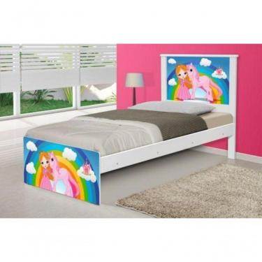 Imagem de Cama Juvenil Barcelona Princesa E Unicórnio