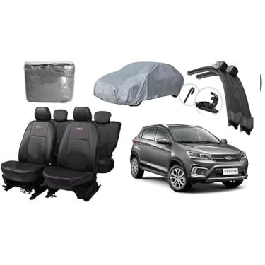 Imagem de Capa de couro +Capa de cobrir + Limpador de para - brisa - tiggo 2 18-22