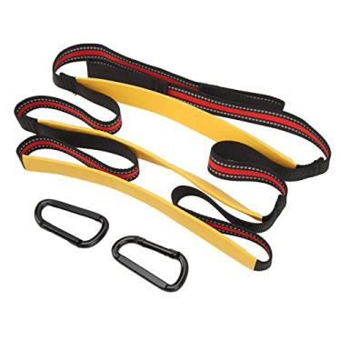 Imagem de Tnfeeon de Corda para Barco, Nylon de Grau Marinho, Degraus Antiderrapantes, Capacidade de Peso de 300 Libras, Solução de Escalada Leve e Portátil para Barcos Infláveis, Caiaques e Canoas