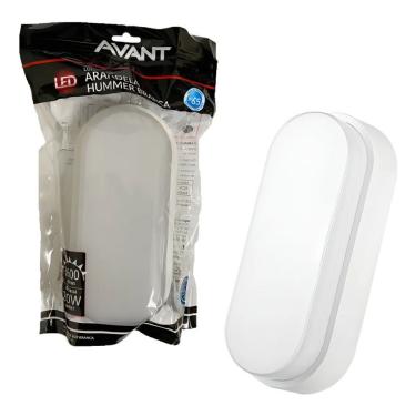 Imagem de Arandela Tartaruga Hummer Branca Avant 20w 6500k