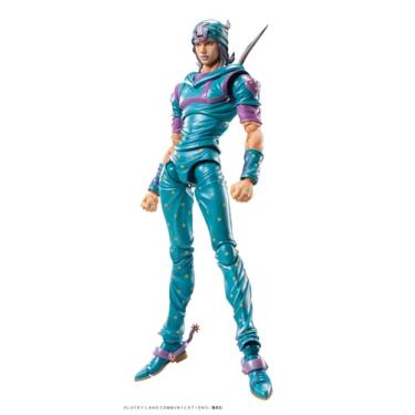 Imagem de Medicos Entertainment Super Action Statue JoJo's Bizarre Adventure Part 7 Steel Ball Run Johnny Jostar Second, Approx. 6.1 inches (155 mm), PVC & ABS & POM, Pre-Painted Action Figure