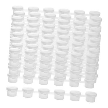 Imagem de oshhni Conjunto de 50 Potes de Tinta Vazios com Tampa para Artesanato, Leves e Compactos, Ideais para Pintura Acrílica, Presentes de Aniversário e Feriados, 2ml