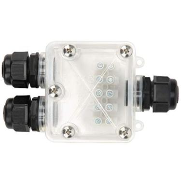 Imagem de AUNMAS Terminal de Caixa de Junção, Conector de Cabo Ip68 de 3 Vias, Anel de Vedação de Silicone, Material Retardador de Fogo, 24a/450v, Projeto Elétrico Externo
