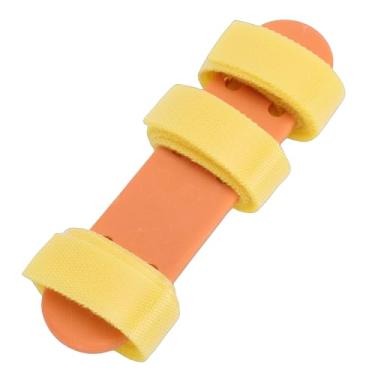 Imagem de Jectse Auxílio para Prática de Pulso de Violino, Ferramenta de Treinamento para Mão Esquerda Com Alça Ajustável para Crianças Iniciantes, Treinador de Pulso Reto para Posicionamento (Laranja)