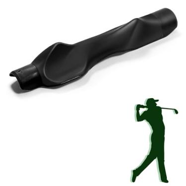 Imagem de BENTUGO Treinador de aderência de golfe com posicionamento de mão e treinamento de memória muscular para melhorar o balanço, precisão e controle. Treinador durável para todos os níveis de habilidade