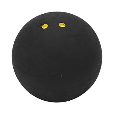 Imagem de Bola de squash, bola de borracha com ponto amarelo duplo de 37 mm de diâmetro para torneios e clubes, competições esportivas