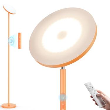 Imagem de Luminária de chão, luminária de pé brilhante de 36 W 3500 LM com controle remoto, branco macio de 2700 K para 6500 K branco frio, ajustável, controle de toque, luz alta para sala de estar, quarto
