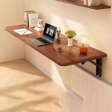 Imagem de Mesa dobrável montada na parede mesa de cozinha mesa de parede dobrável lavanderia mesa de parede dobrável mesa flutuante economia de espaço para sala de jantar estudo cozinha escritórios quartos