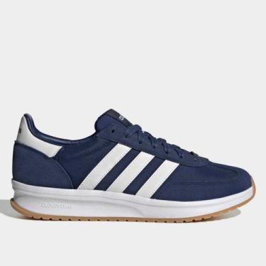 Imagem de Tênis Adidas Run 70 2.0 Masculino, Marinho, Branco, 40
