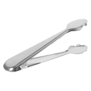 Imagem de 1 Unidade Pinças De Comida De Aço Inoxidável Pinça De Salada Pinças De Cozinha Pinças De Alimentos Garra De Peixe Pinça De Lanche Pegador De Bolo Churrasqueira Clipes De Gelo Mini