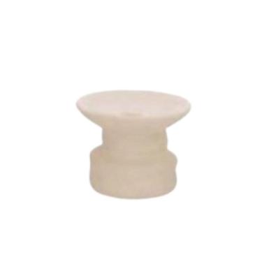 Imagem de Castiçal Em Cerâmica Bege 8,5X10,5Cm 19130-M Mart