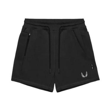 Imagem de Shorts Masculinos De Corrida Com Estampa Camuflada Casual Esportivo Pa