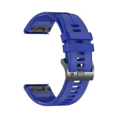 Imagem de Pulseira De Silicone E Nylon De 22mm E 26mm Para Garmin Fenix 7, 6, 5 