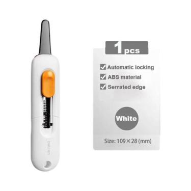 Imagem de Canivete Retrátil Multiuso, Faca De Bolso, Cortador De Papel, Abridor 