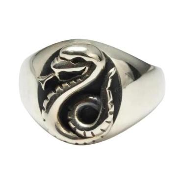Imagem de Anéis Com Emblema Da Escola De Magia Slytherin, Joias Unissex Para Rol