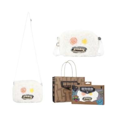 Imagem de Bolsa Transversal De Pelúcia Macia E Engraçada Para Crianças, Presente