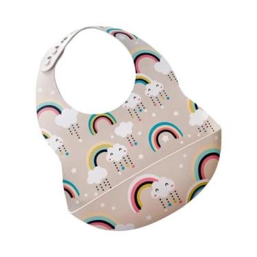 Imagem de Babadores De Silicone Ajustáveis E Impermeáveis Para Bebês, Macios E C