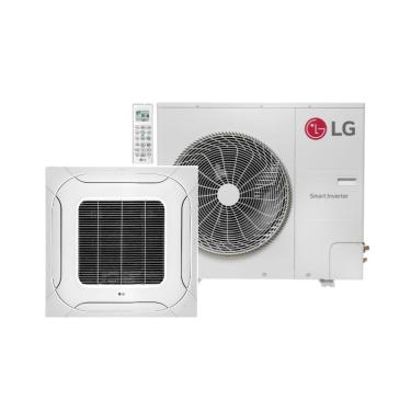 Imagem de Ar Condicionado Split Cassete 4 Vias LG 36000 BTUs Quente e Frio Inverter 220V R32 (ZTU...