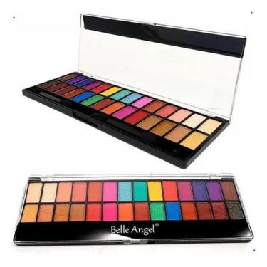 Imagem de Paleta De Sombras Belle Angel 28 Cores Cor da sombra Multico - Congrat