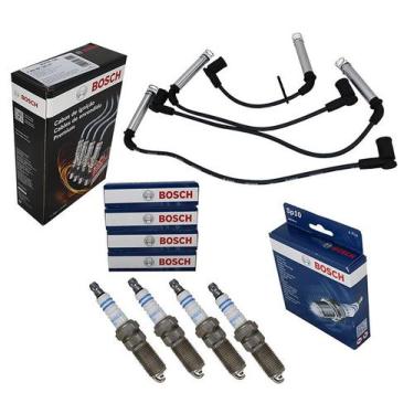 Imagem de Jogo Cabo E Vela Bosch Ford 1.0/1.6 Original Bosch Novo F000KE0P10 /F0