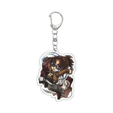 Imagem de Chaveiro De Anime Attack on Titan 55MM Eren Jaeger Mikasa Ackerman Arm
