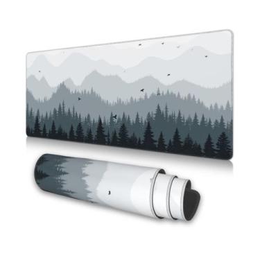 Imagem de Mouse Pad AQQA Large Extended 89x43 cm Misty Forest