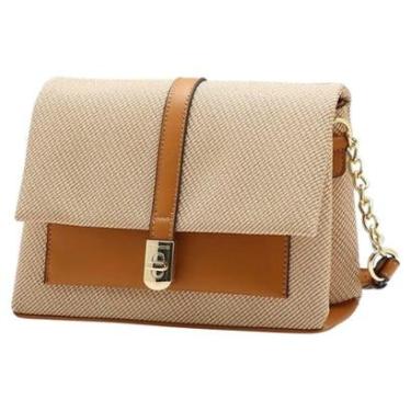 Imagem de Bolsa Feminina Alça Transversal Detalhe Corrente Chenson-Feminino