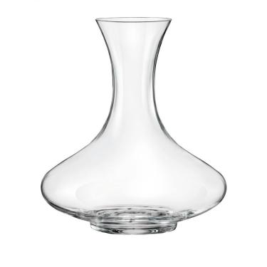 Imagem de Decanter de Cristal Ecológico Bohemia 1,2L para Aeração de Vinho Transparente Full Fit