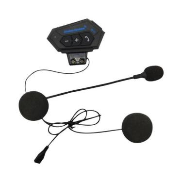Imagem de Fone De Ouvido Bluetooth 5.0 Sem Fio Para Capacete De Moto, Chamada Mã
