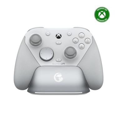 Imagem de GameSir G7 Pro Controle Gamer Tri-Mode para Xbox, PC e Android Sem Fio 2.4G/Bluetooth e Com Fio Joystick Hall Effect + TMR 1000Hz Polling Rate Botões Macro Giroscópio Vibração 4 Motores Anti-Drift Controle Profissional - Branco