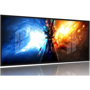 Imagem de Quadro Decorativos Warcraft 130x60 Moldura Preta 2x2