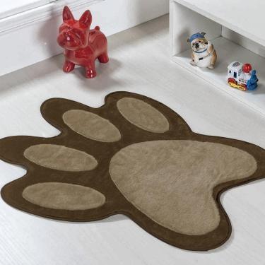 Imagem de Tapete Infantil Pelúcia Patinha Tabaco