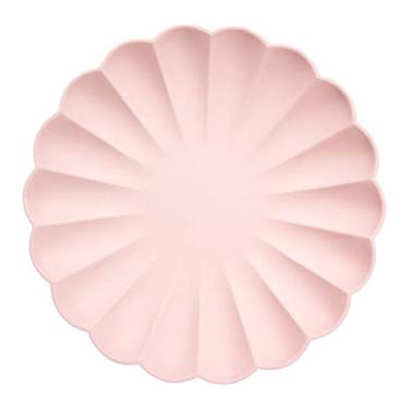 Imagem de Meri Meri Pratos de festa compostáveis, pacote com 8 pratos para festas e ocasiões, uso único, compostável/descartável