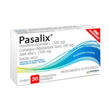 Imagem de Pasalix Passiflora Incarnata 100mg 30 comprimidos Marjan 30 Comprimidos