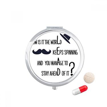 Imagem de Question to Leaders Caixa de armazenamento de medicamentos com citação famosa