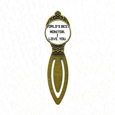 Imagem de Marcador de página com etiqueta para escritório "I Love You"