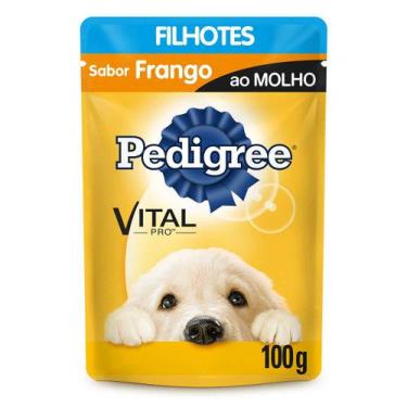Imagem de Pedigree Sachê Frango Ao Molho Para Cães Filhotes-100G
