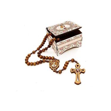 Imagem de Terço Nossa Senhora De Fátima Com Caixinha Estampada