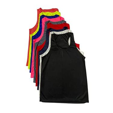Imagem de Kit 8 Regatas Masculino Academia Musculação Fitness Básica Corrida Treino (M 38/40)