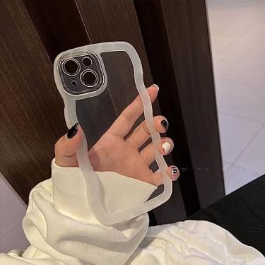 Imagem de Capa de telefone de onda encaracolada transparente fofa para Xiaomi Poco F4 POCO X4 GT F5 Pro F3 F2 Pro M3 Pro Candy Capa transparente à prova de choque, dbl tm, para Poco M3 Pro 5G