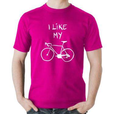 Imagem de Camiseta Algodão I Like My Bike - Foca Na Moda